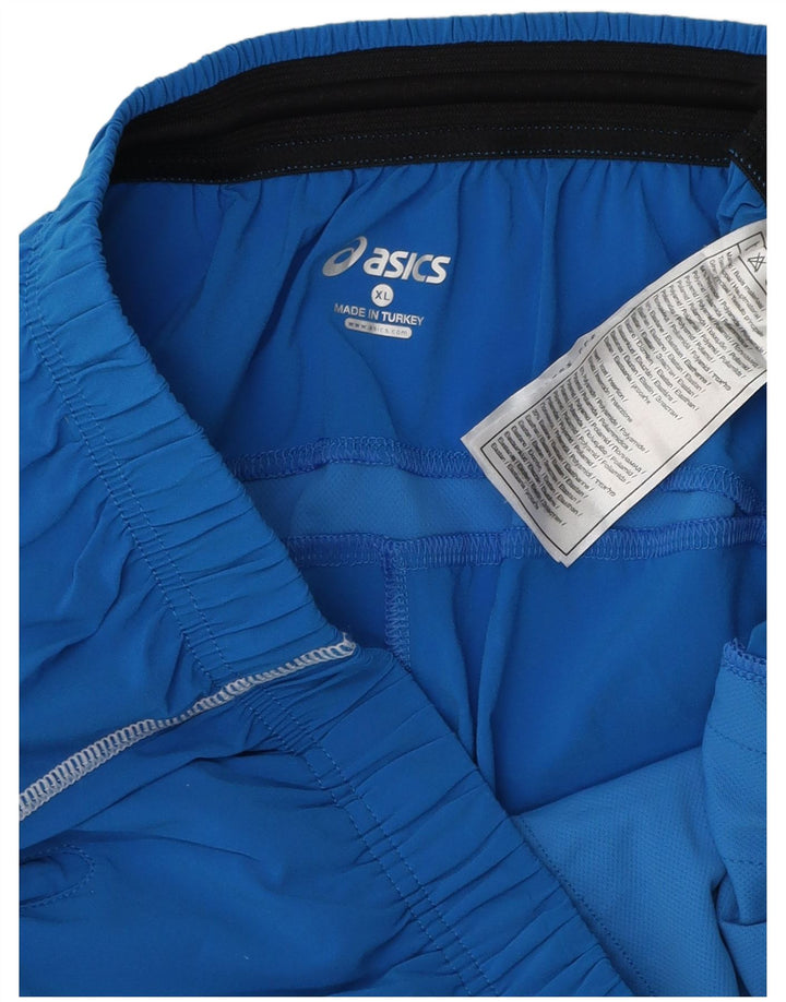 Pantaloni de trening Asics Italia Graphic pentru bărbați XL, poliester, albastru
