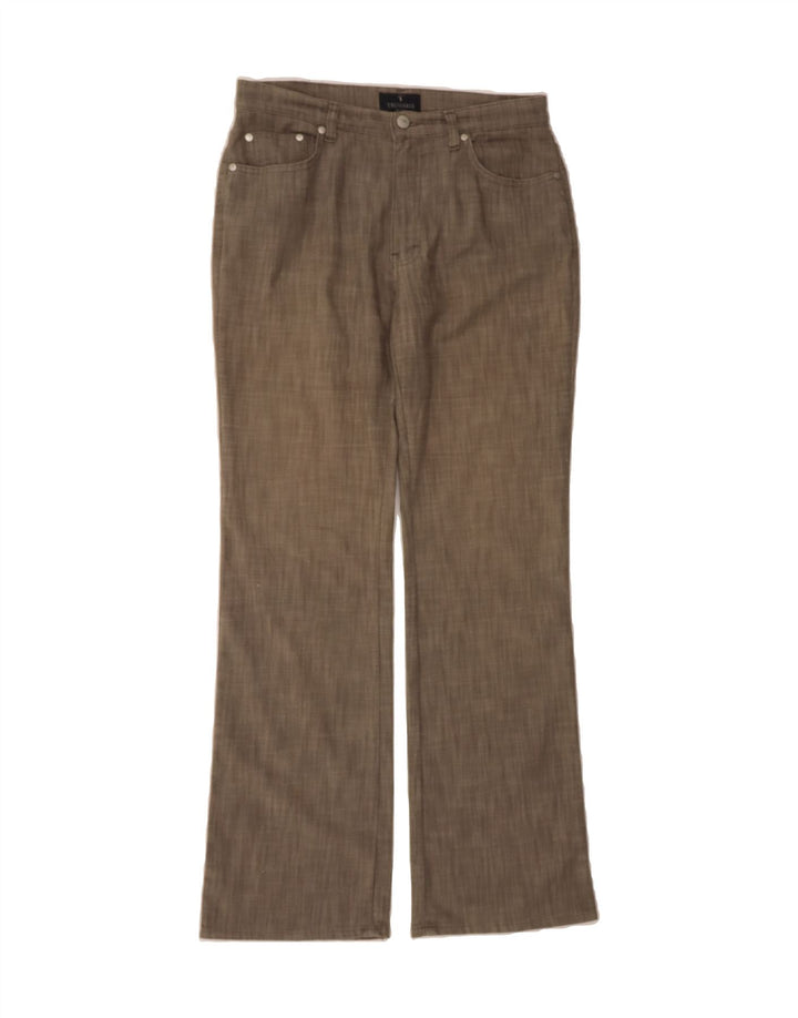 TRUSSARDI Womens Bootcut Jeans W28 L31 Grey Vintage Trussardi and Second-Hand Trussardi from Messina Hembry 