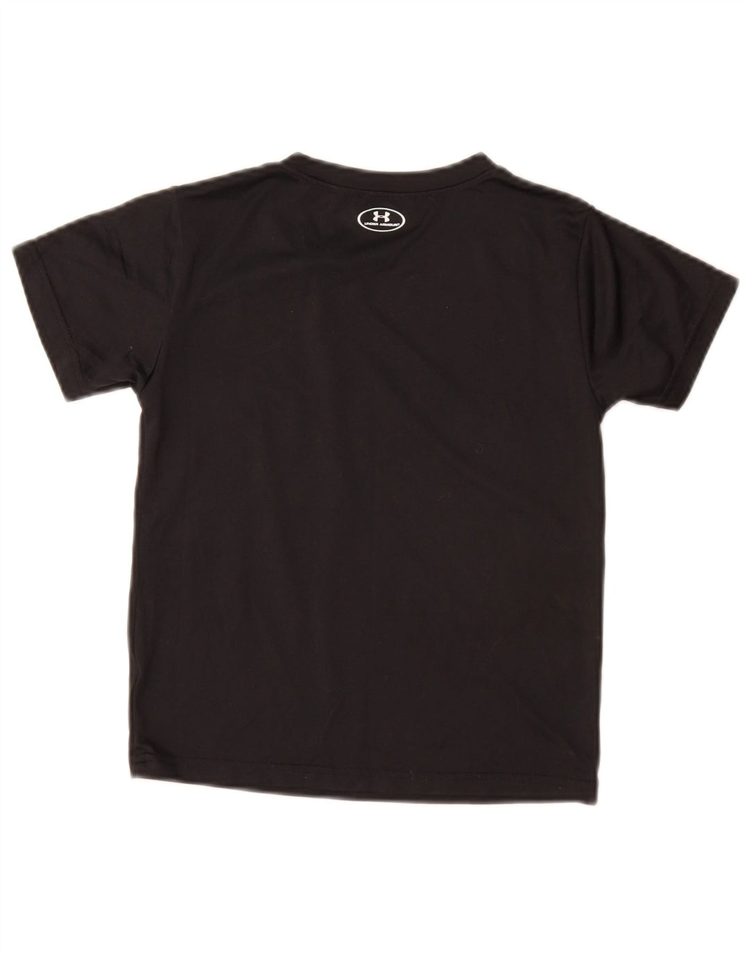 UNDER ARMOUR Băieți Heat Gear Tricou grafic Top 6-7 Ani Negru