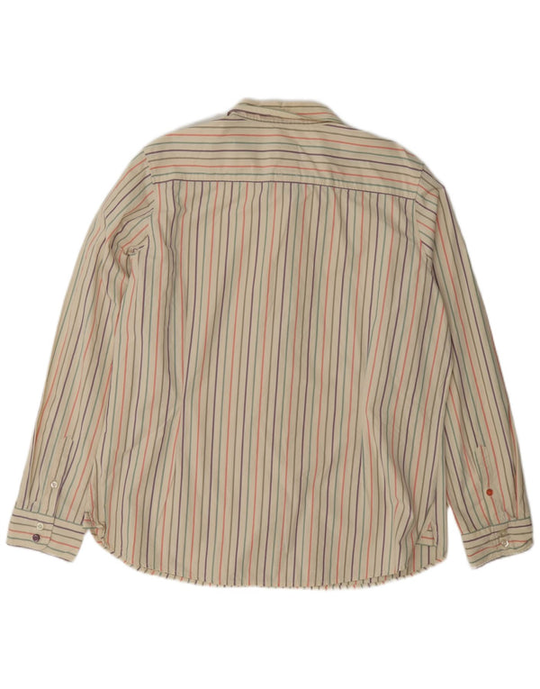 Cămașă Joules pentru femei UK 18 XL, bumbac cu dungi bej
