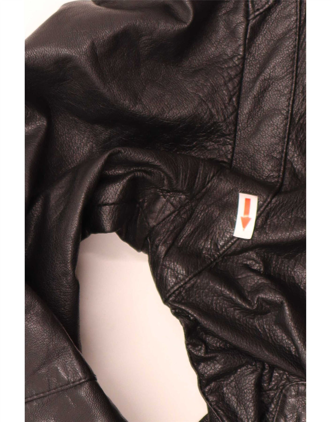 Jachetă pentru motociclist din piele vintage pentru bărbați IT 52 Large Black