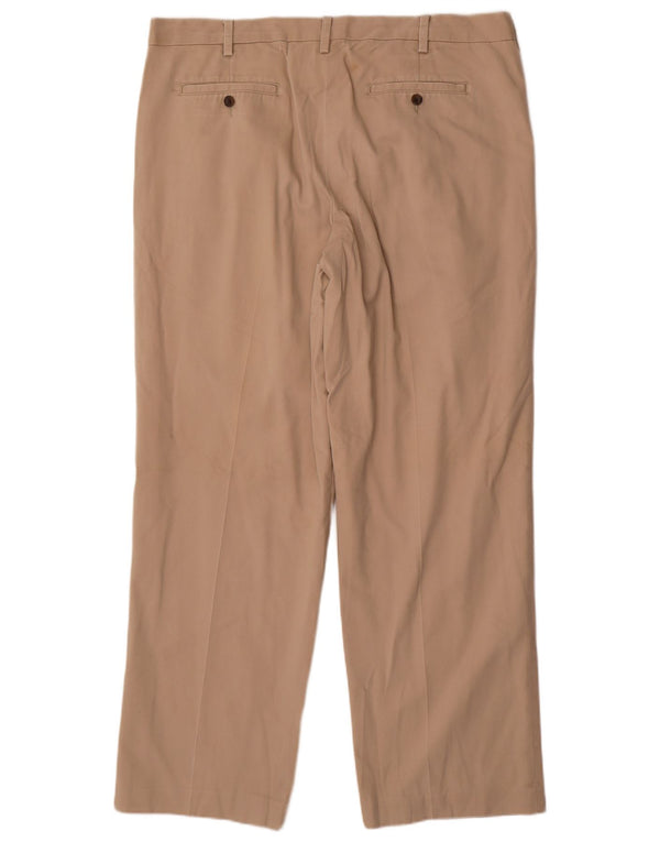 Pantaloni chino drepți pentru bărbați Eddie Bauer L40 L32 bumbac bej