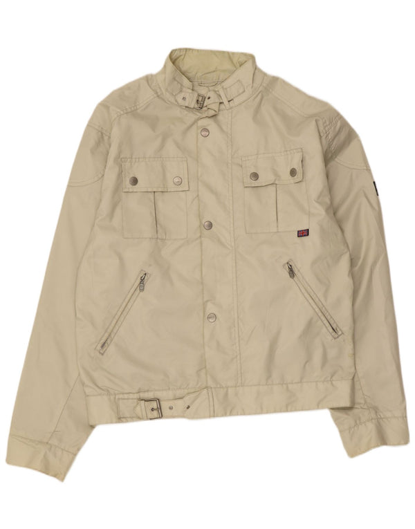 Jachetă Belstaff pentru bărbați, UK 42 XL, bej, nailon