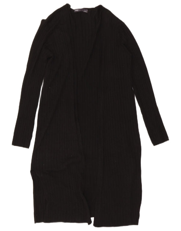 Pulover cardigan deschis pentru femei Marks & Spencer UK 8 Mic Negru
