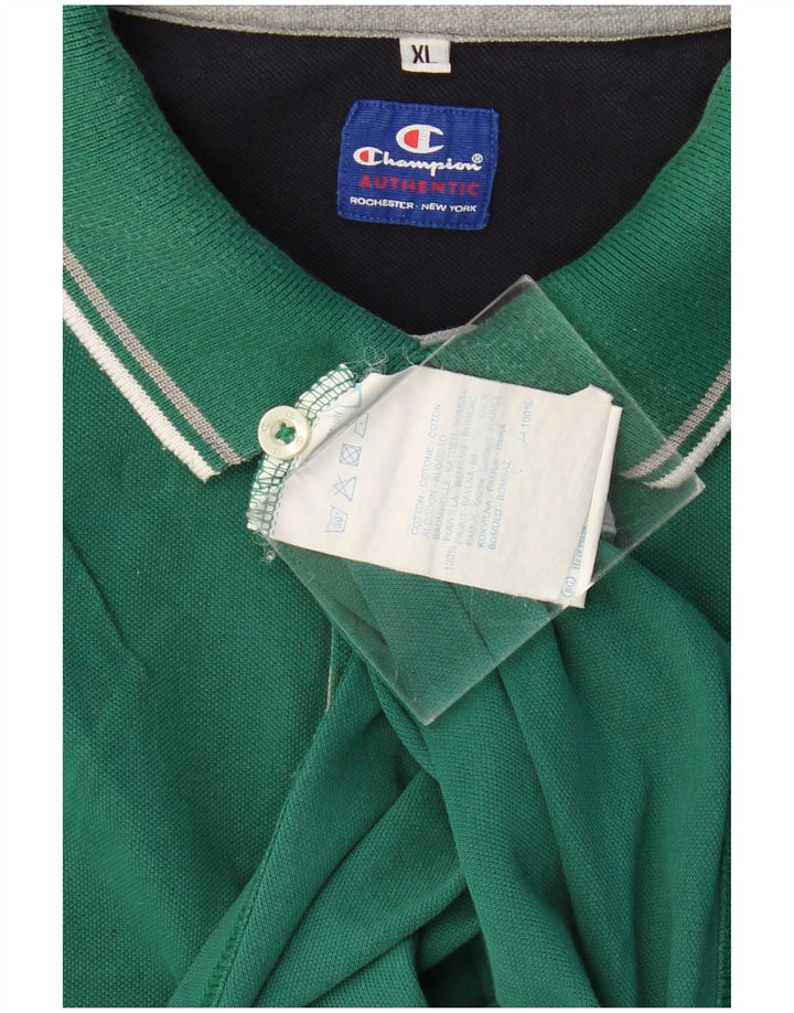 Tricou polo pentru bărbați CHAMPION XL bumbac verde
