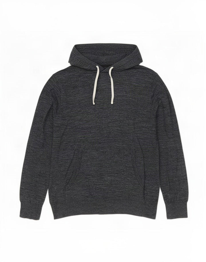 J. Crew Pulover cu glugă pentru bărbați, mare, gri cu pete