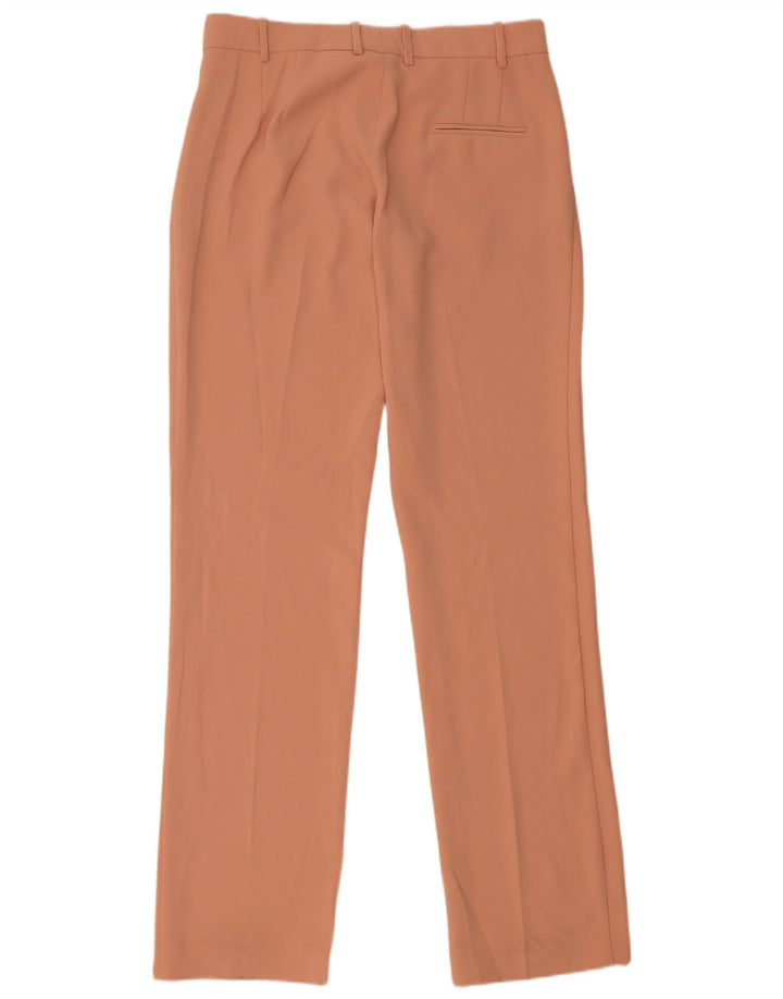 Pantaloni chino drepti pentru femei Zara Mediu L28 L34 Poliester roz