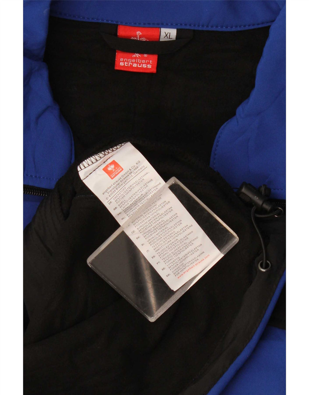 Gilet pentru bărbați Engelbert Strauss XL, albastru, poliester color bloc
