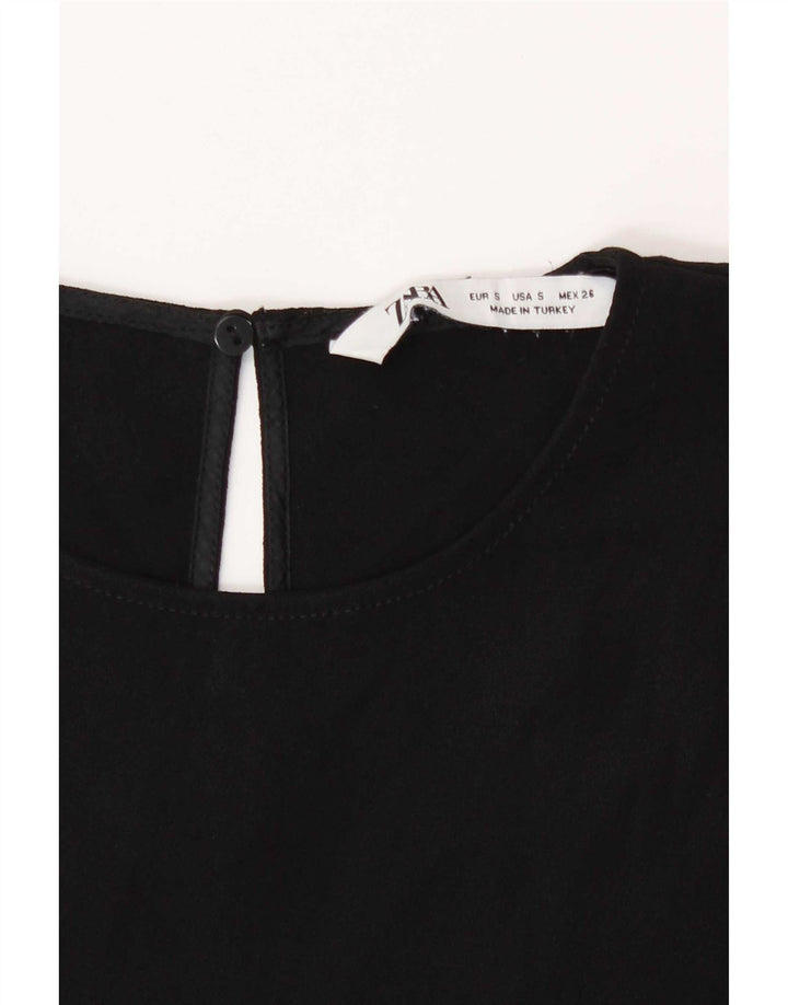 Bluză pentru femei Zara UK 10 Small Black
