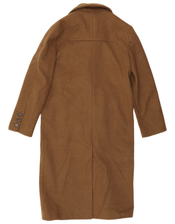 Palton supradimensionat cu două piepturi pentru femei Topshop UK 4 XS maro