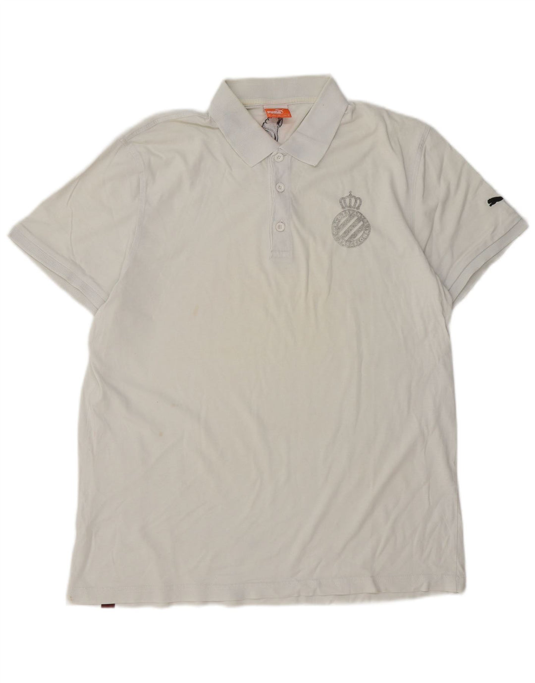 Tricou polo pentru bărbați Puma XL, bumbac alb