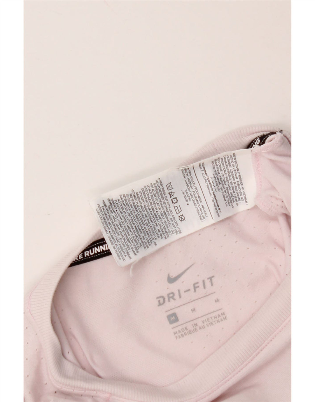 Tricou pentru femei Dri Fit NIKE Top UK 12 Medium Pink Nylon