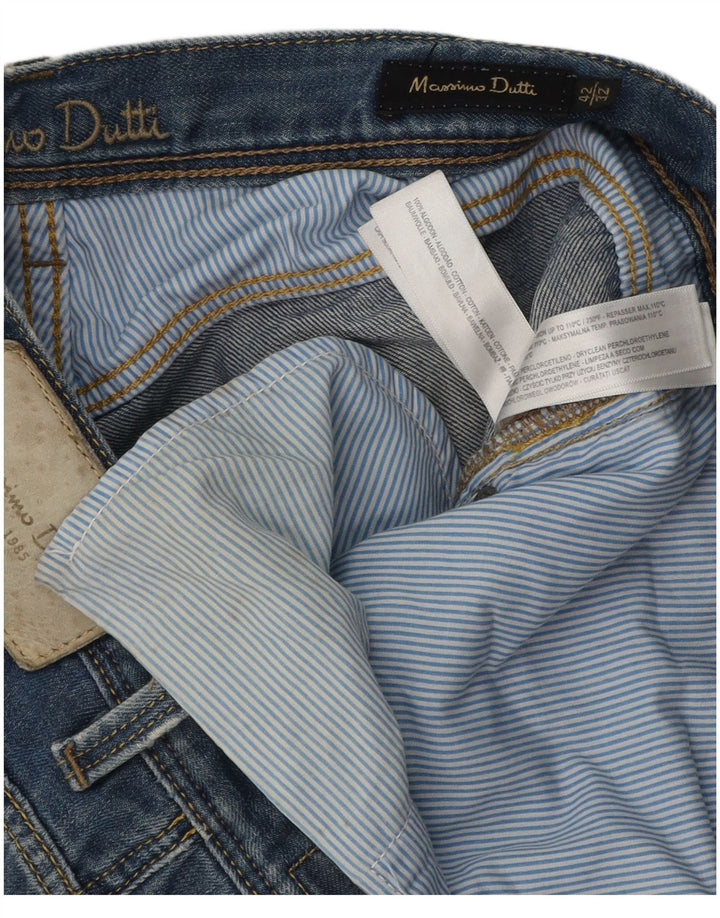 Blugi drepți Massimo Dutti pentru bărbați EU 42 Large W32 L32 Blue Bumbac