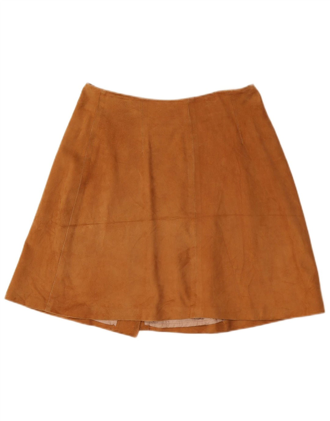 Fusta Wrap din piele intoarsa pentru femei Montereggi IT 42 Medium W26 Piele maro