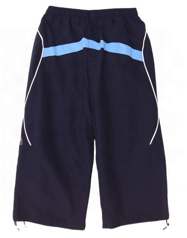 Pantaloni de trening Reebok Capri pentru bărbați, poliester, albastru mic