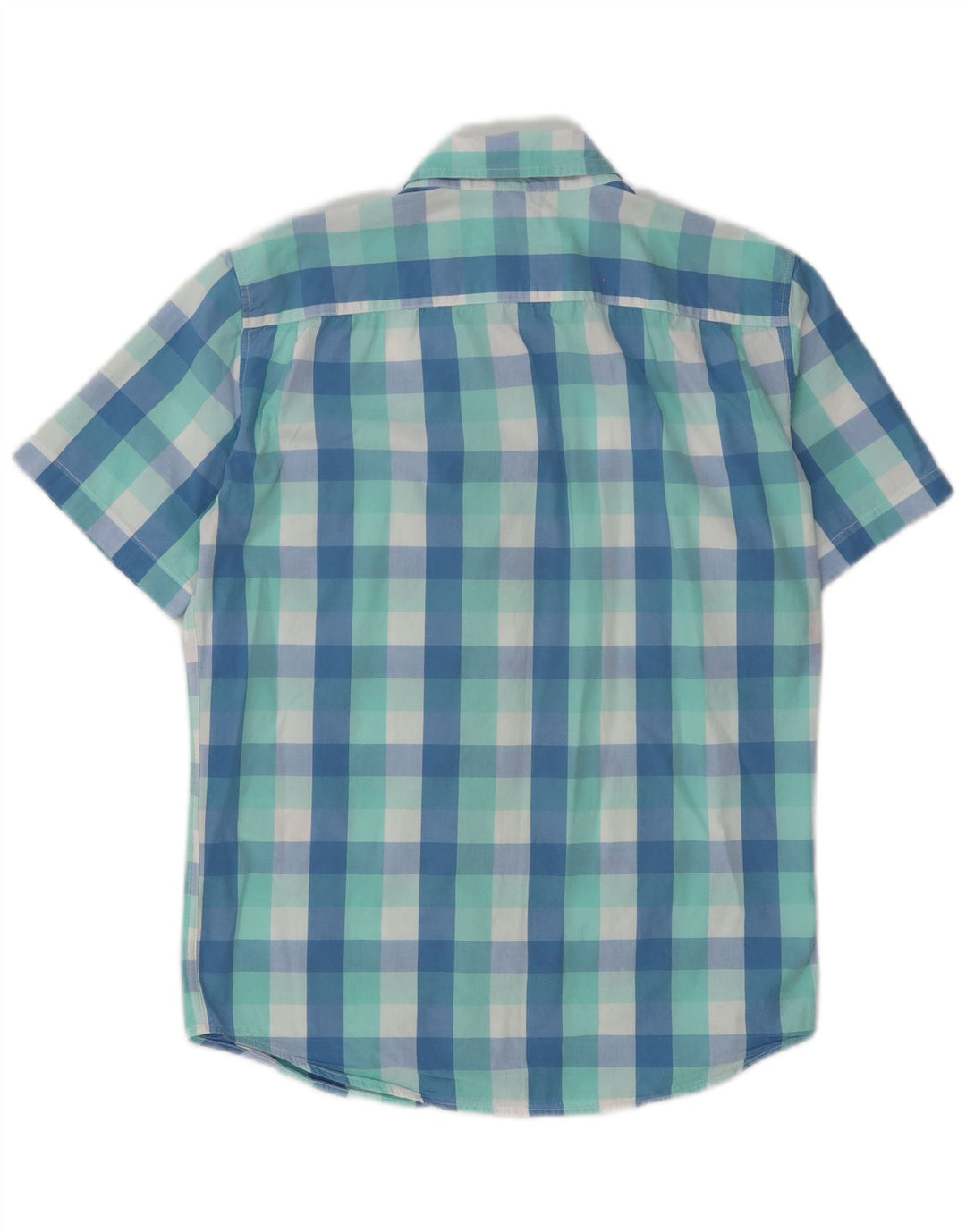 Cămașă standard cu mânecă scurtă Levi's pentru bărbați, din bumbac cu vichy, albastru