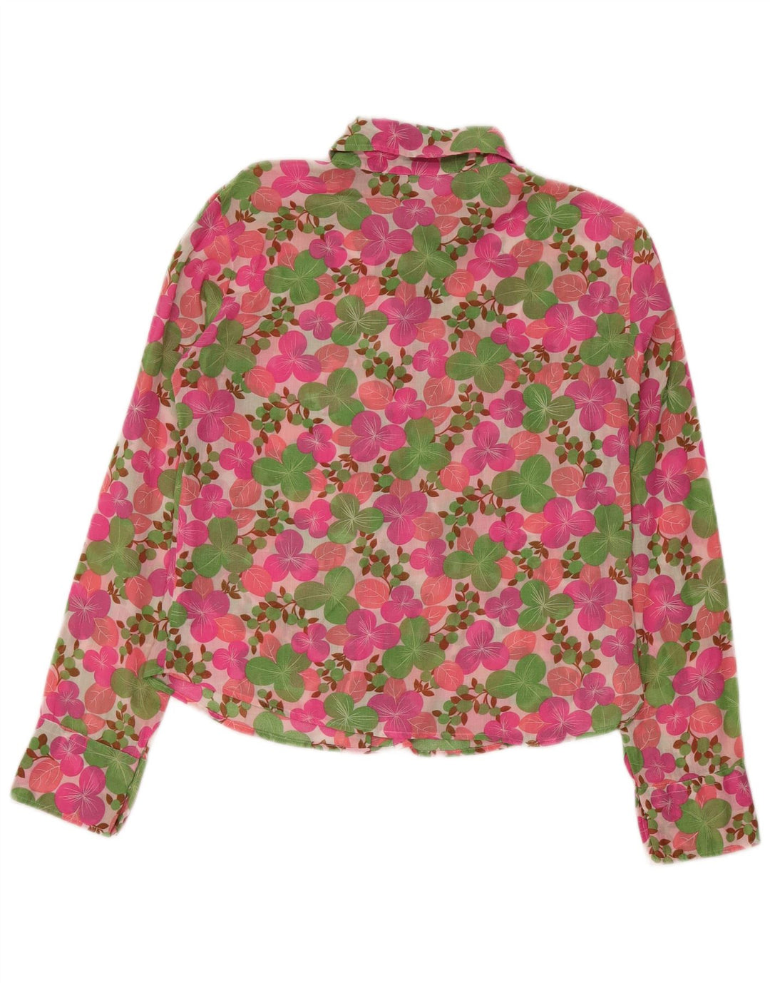 Cămașă Benetton pentru femei UK 14 Medium Pink Floral