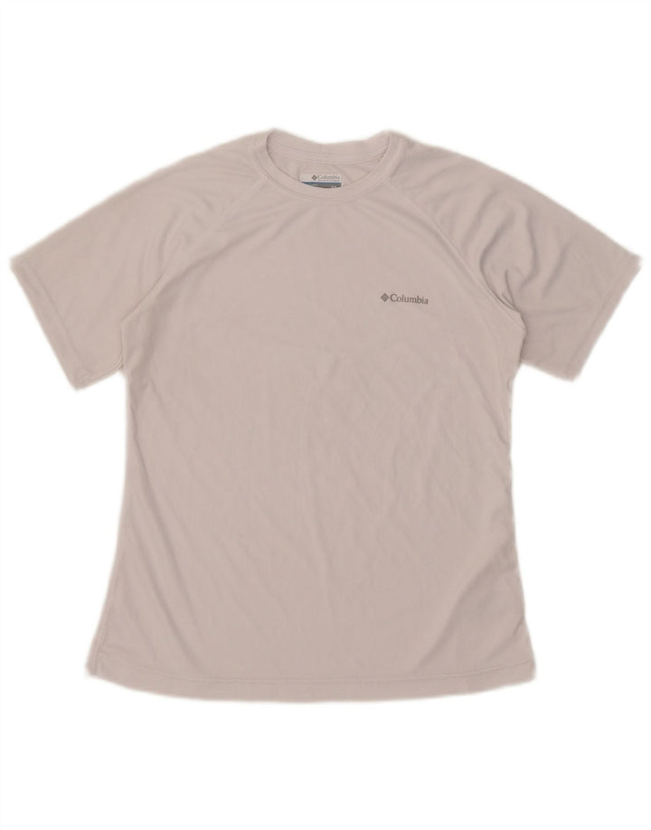 Tricou pentru bărbați Columbia Top mic poliester alb