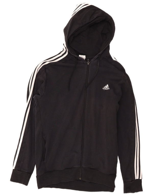 Pulover Adidas pentru bărbați, cu fermoar, bumbac XL, negru