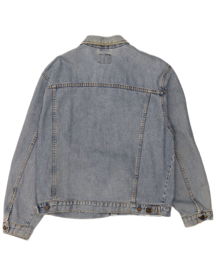 Jachetă de blugi pentru bărbați Lee UK 42 XL Bumbac albastru