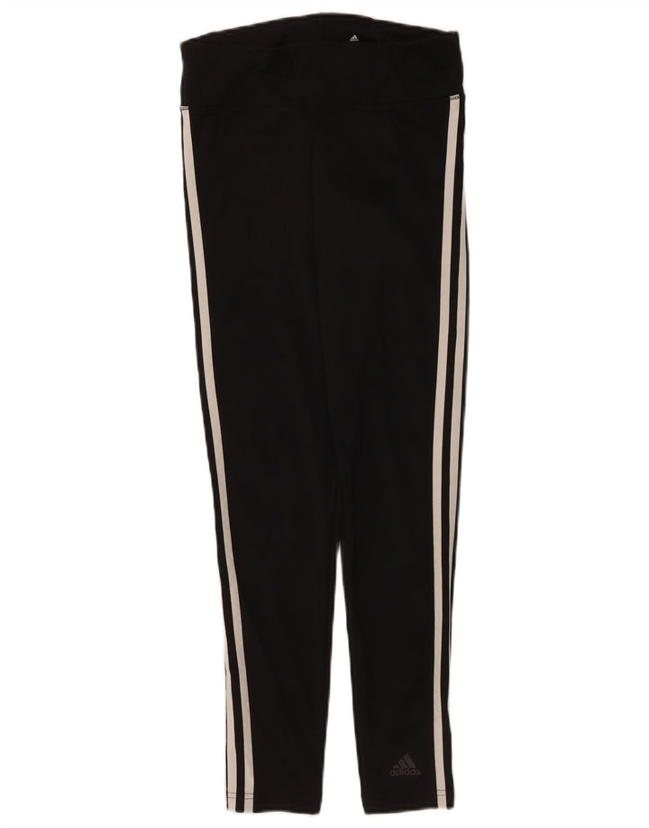 Leggings Climalite pentru femei Adidas UK 8/10 Poliester negru mic