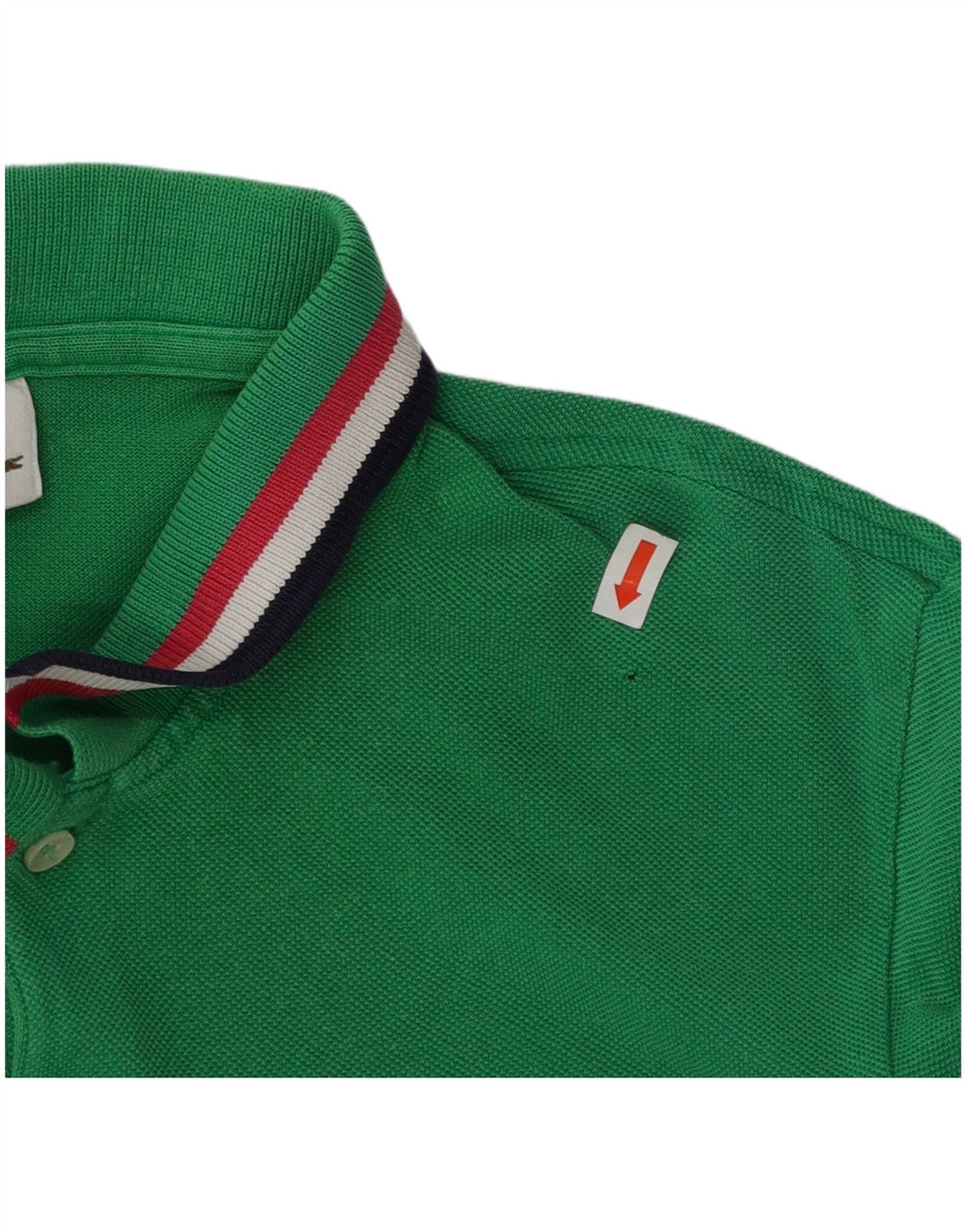 Tricou polo LACOSTE pentru bărbați, mărimea 4, bumbac verde mediu