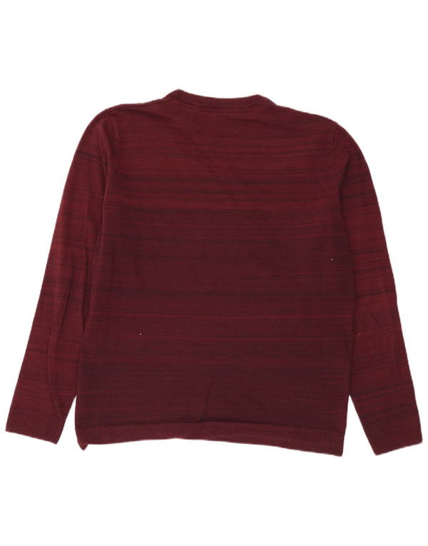 Pulover Jack & Jones pentru bărbați, cu gât roșu, XL, bumbac cu dungi cu dungi