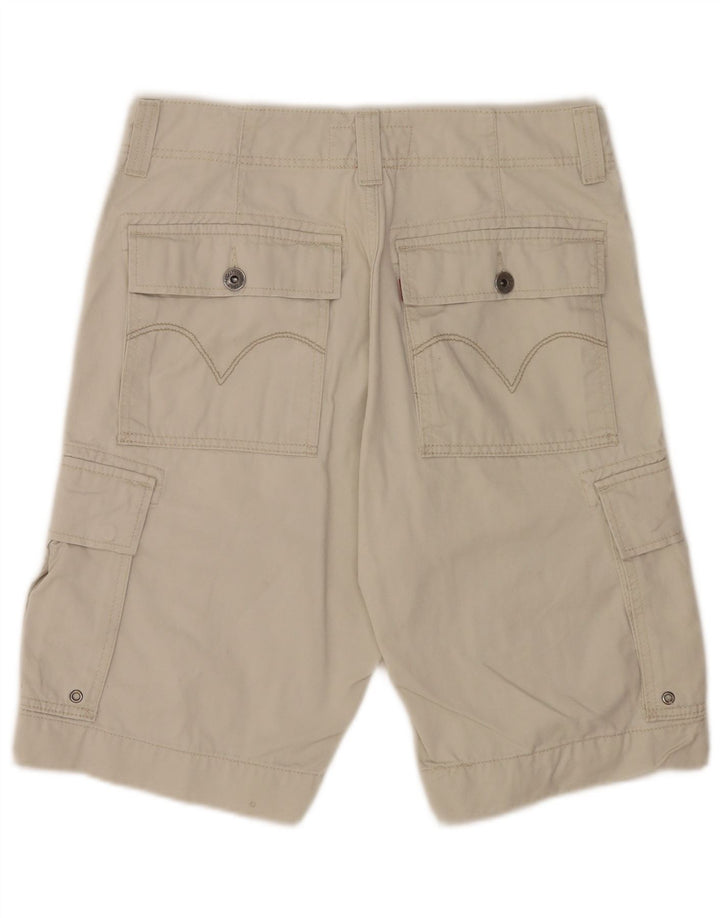 Pantaloni scurți cargo pentru bărbați Levi's W32, bumbac bej