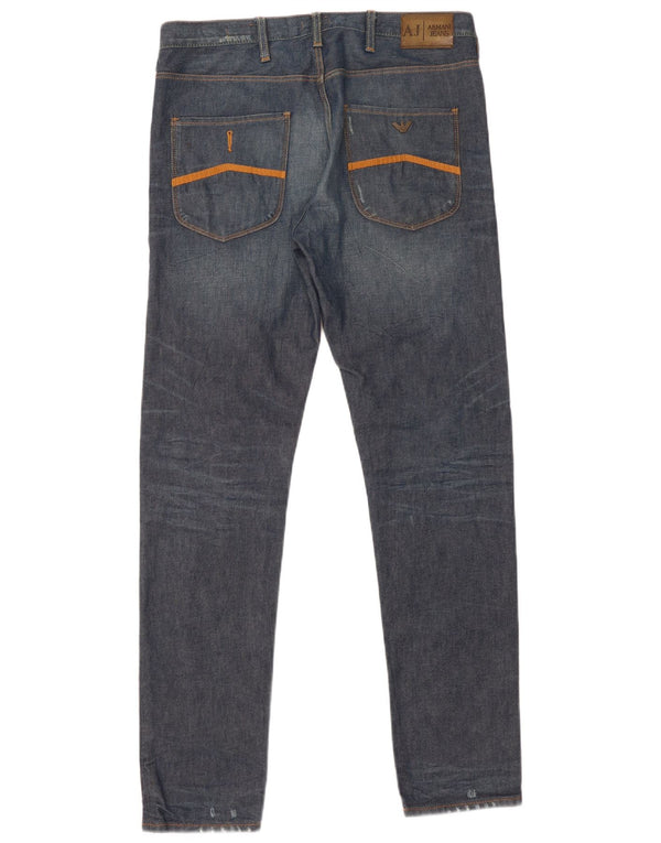 Blugi skinny pentru bărbați Armani W33 L34 Bumbac bleumarin