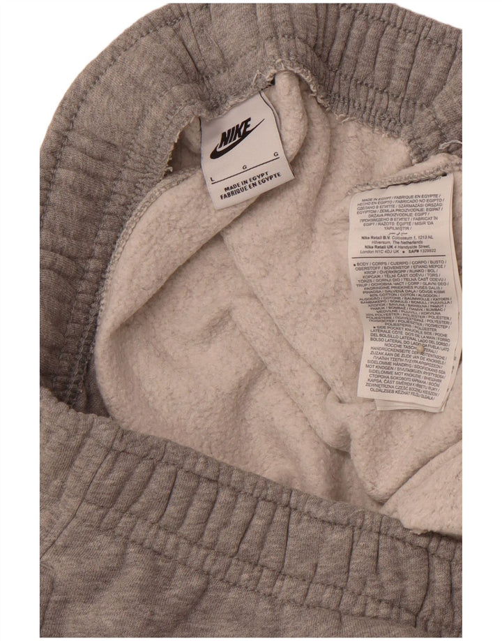 Pantaloni de trening pentru bărbați NIKE Pantaloni de jogging mari, gri, bumbac