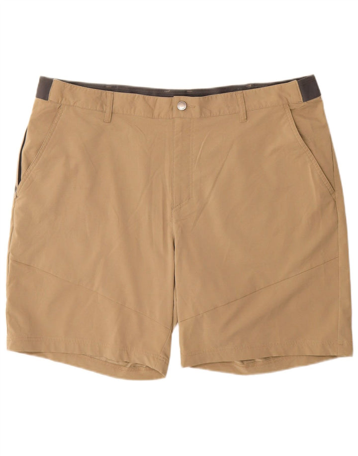 Pantaloni scurți chino Columbia pentru bărbați W40 XL, bej, poliester color bloc