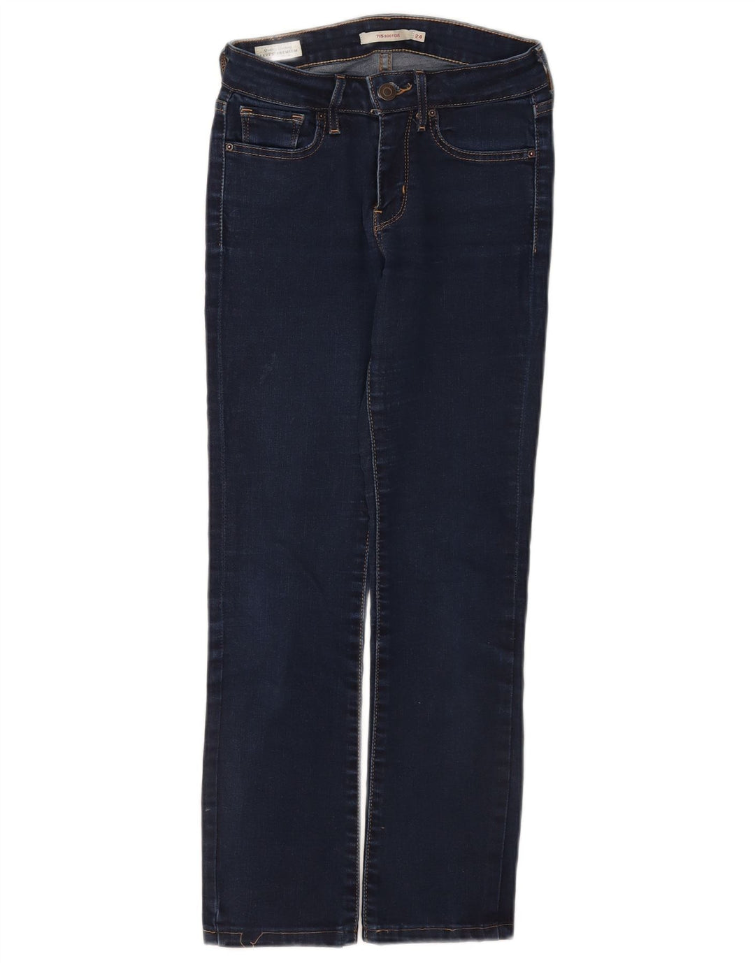 Blugi Levi's pentru femei 715 Bootcut W24 L26 Bumbac bleumarin