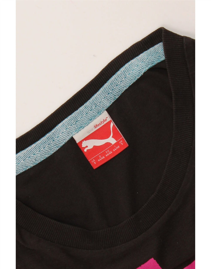 Tricou grafic Puma pentru bărbați Top Small Negru