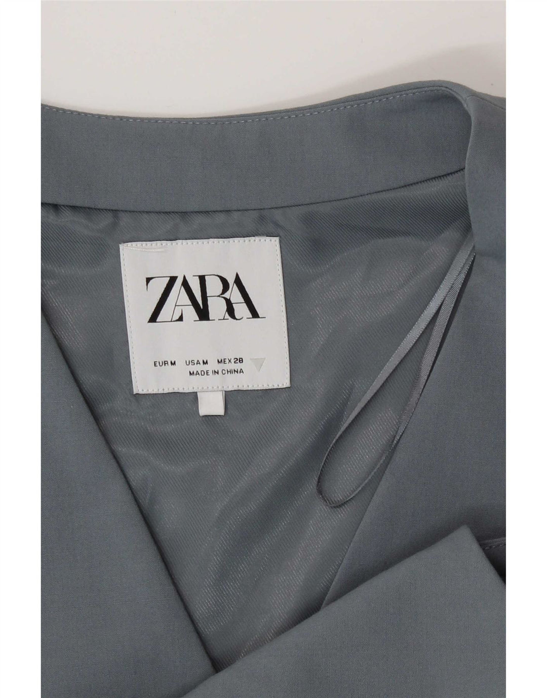 Vestă pentru femei Zara UK 12 Medium Gri Poliester