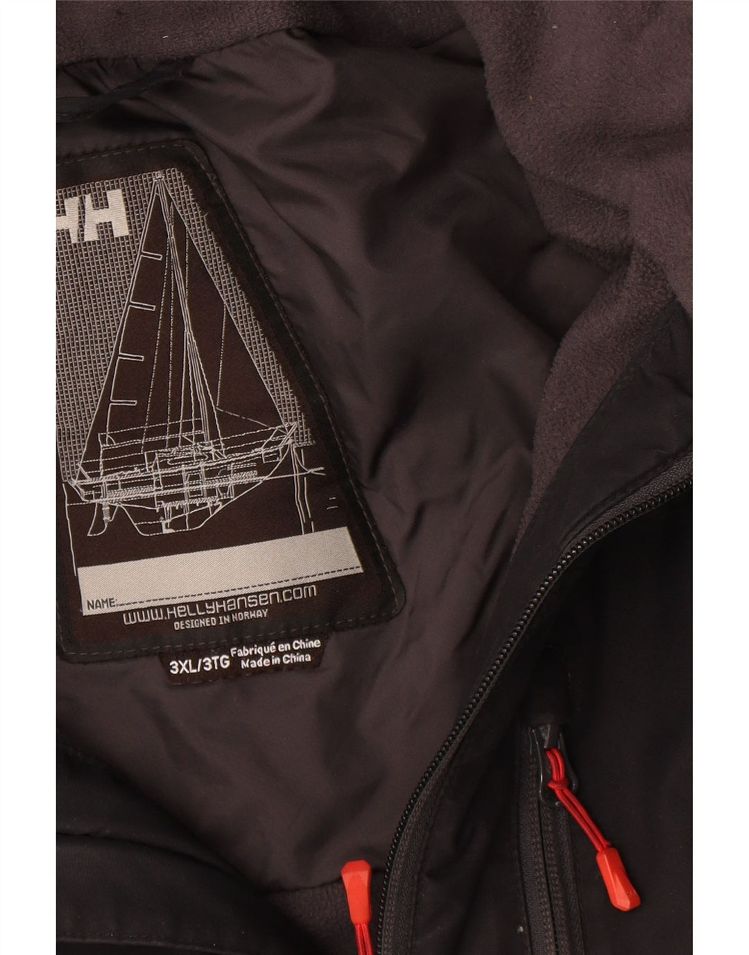 Jachetă Windbreaker pentru bărbați cu grafică Helly Hansen UK 46 3XL Poliester negru