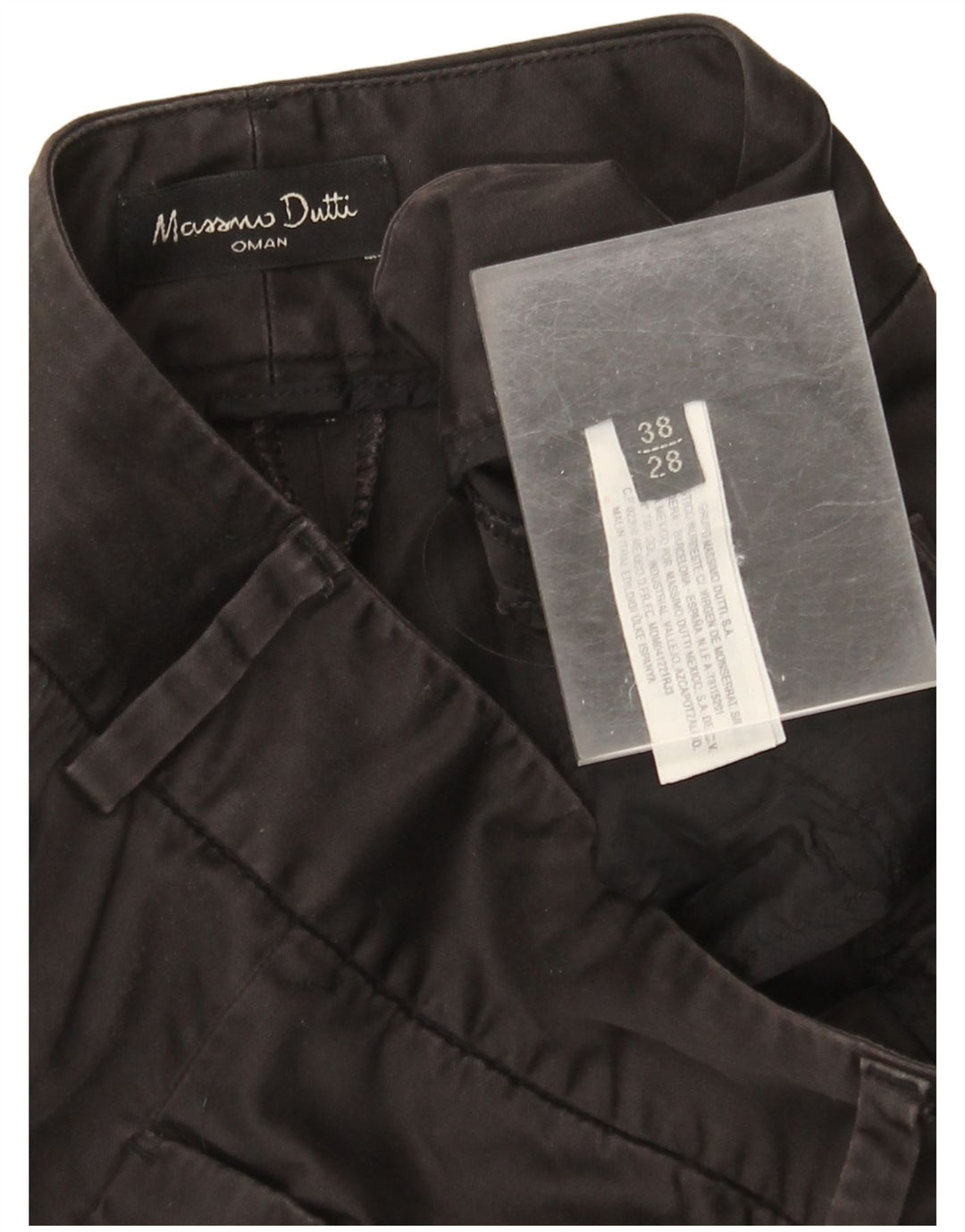 Massimo Dutti Pantaloni casual drepti pentru femei EU 38 Mici W28 L32 Negri
