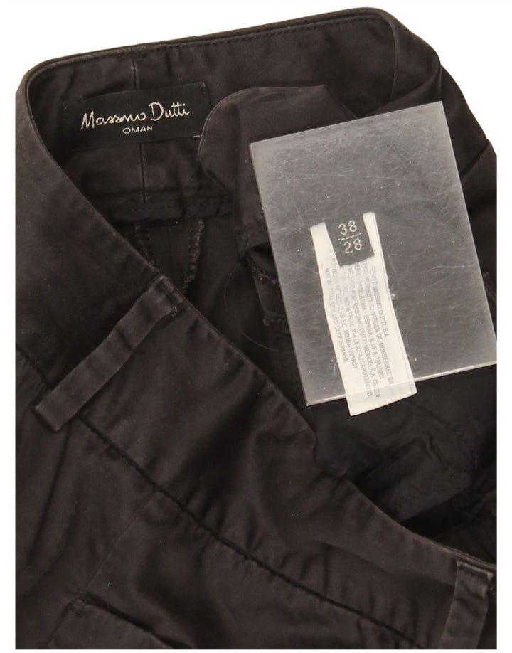 Massimo Dutti Pantaloni casual drepti pentru femei EU 38 Mici W28 L32 Negri