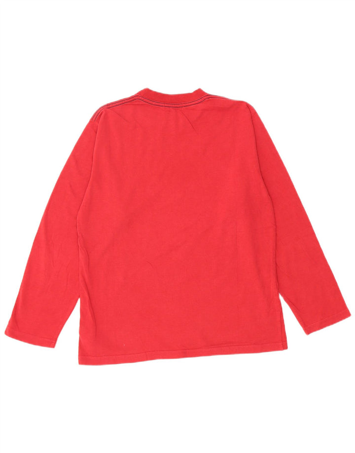 Timberland Boys Graphic Top mânecă lungă 11-12 ani bumbac roșu