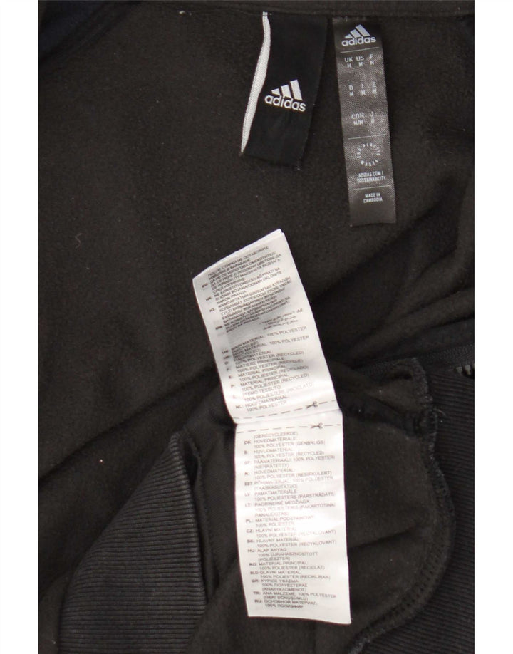 Jachetă Fleece pentru bărbați Adidas UK 38 Medium Black Colorblock Poliester