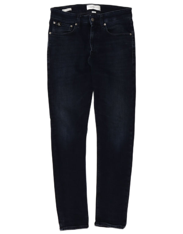 Blugi skinny pentru bărbați Calvin Klein W32 L30 bumbac bleumarin