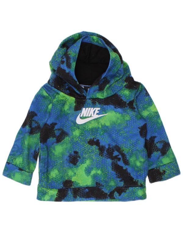 Pulover Nike pentru bebelusi cu grafica cu capota, 12-18 luni, multicolor