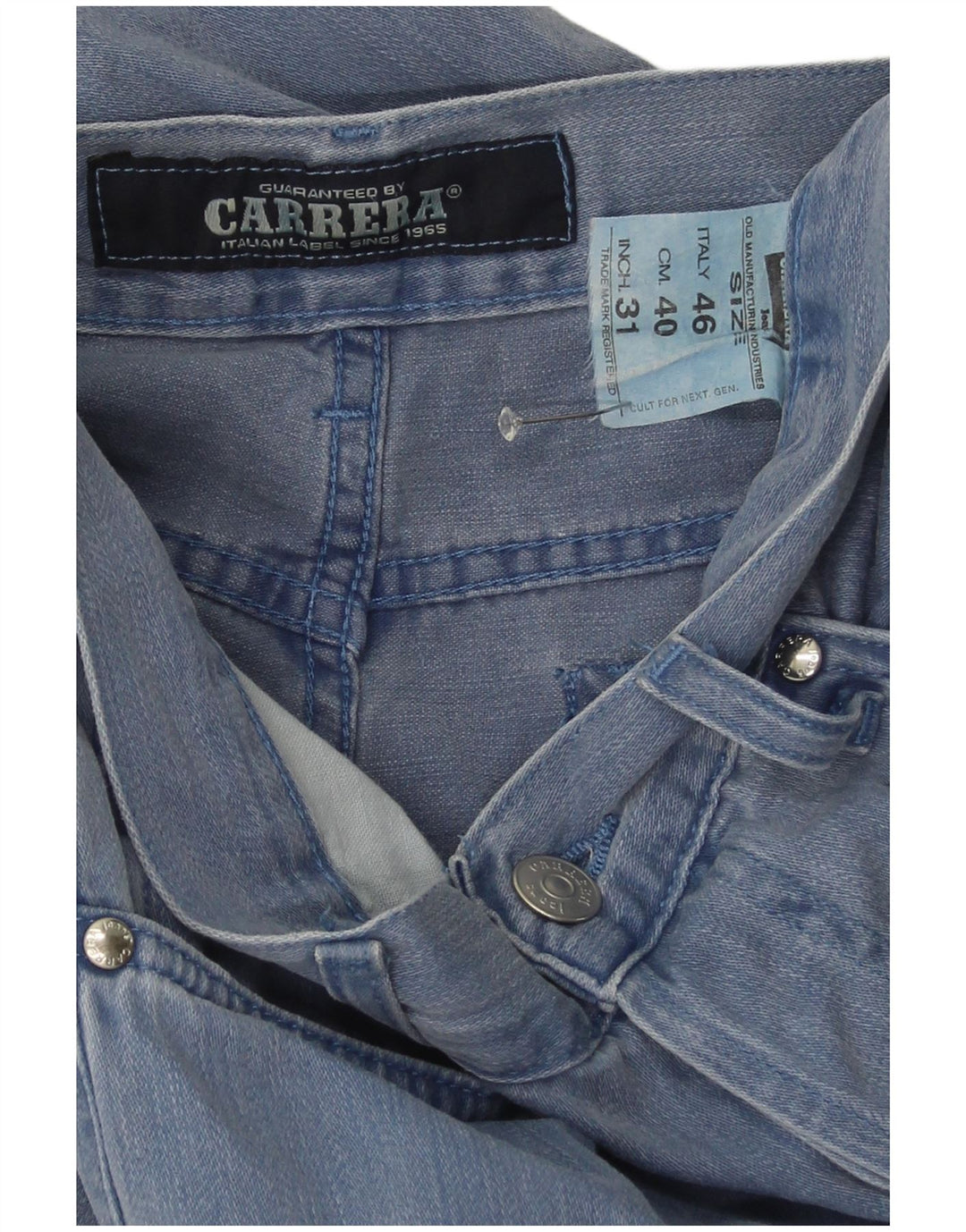 Blugi slim pentru bărbați Carrera Bootcut W31 L34 Bumbac albastru