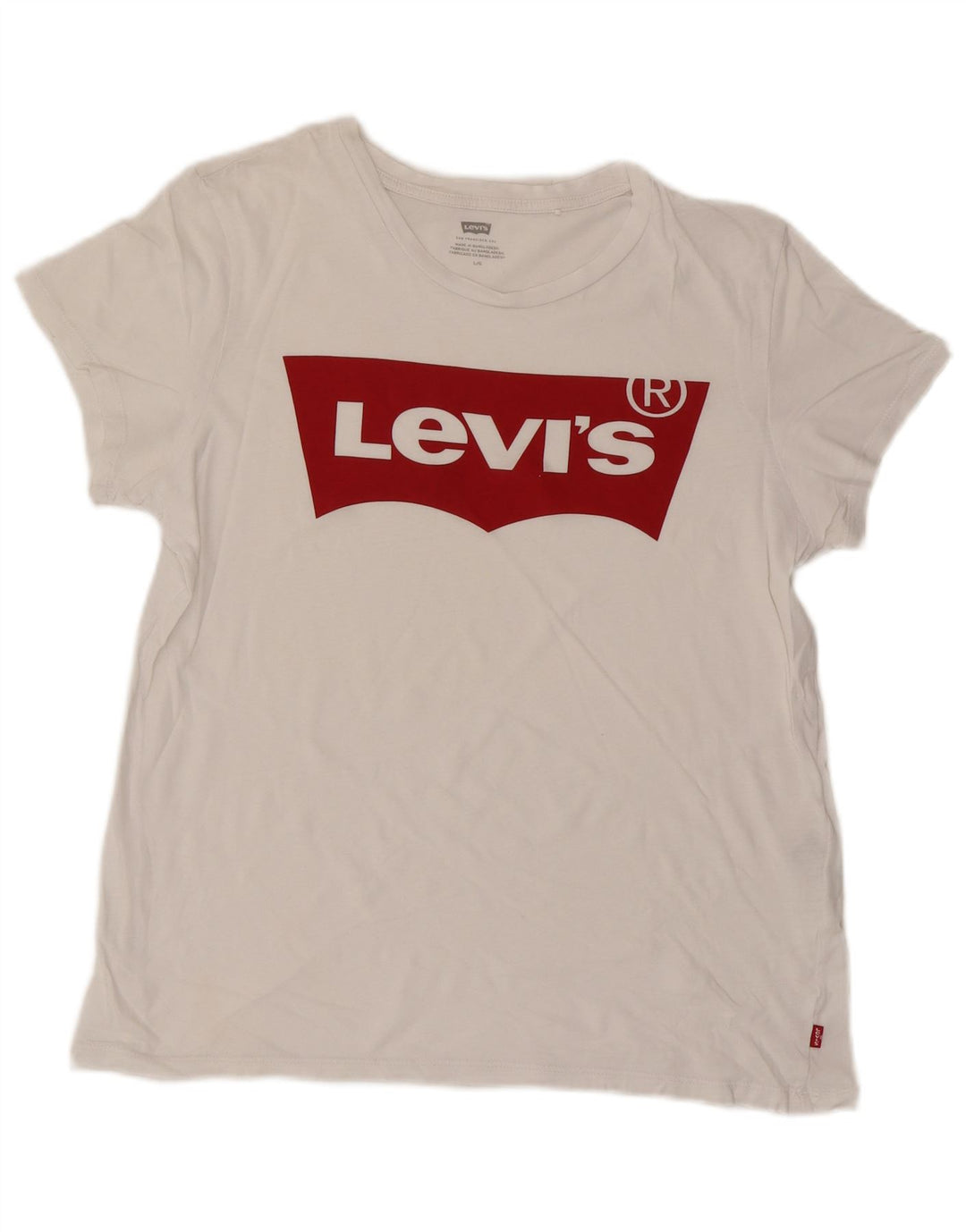 Tricou grafic LEVI'S pentru femei Top UK 16 Large White
