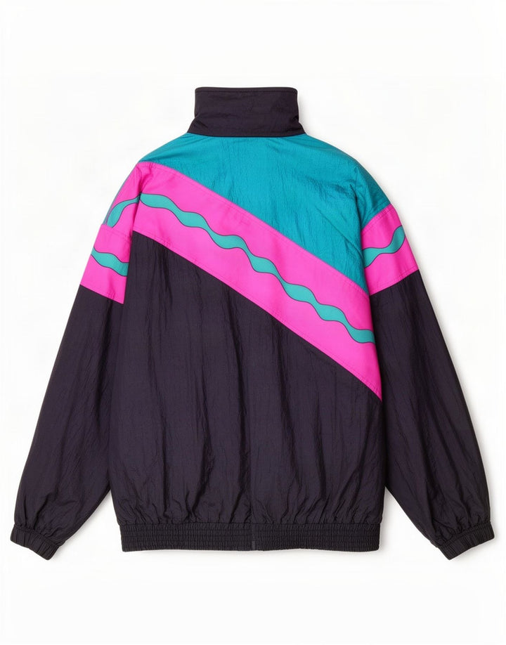 Jachetă de top pentru trening pentru bărbați Sergio Tacchini IT 46 Small Bleumarin Colorblock