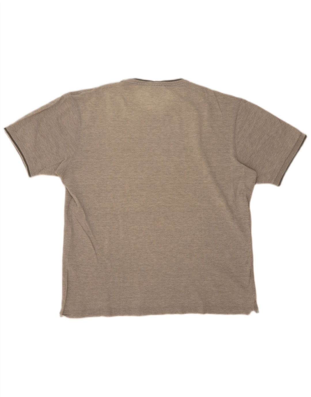 Tricou Lacoste pentru bărbați Top mărimea 5 mare, gri bumbac cu pete