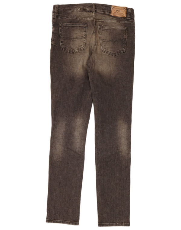 Blugi skinny pentru băieți Polo Ralph Lauren 15-16 ani W32 L32 bumbac gri