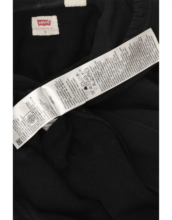 Pulover Levi's pentru bărbați, bumbac mic, negru