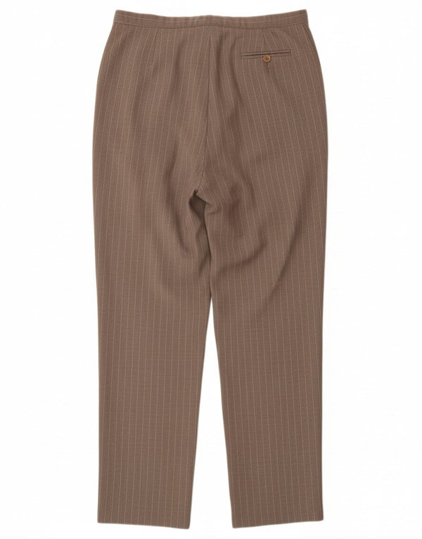 LAURA ASHLEY Pantaloni de costum pentru femei cu talie înaltă UK 16 Large W32 L31 Gri