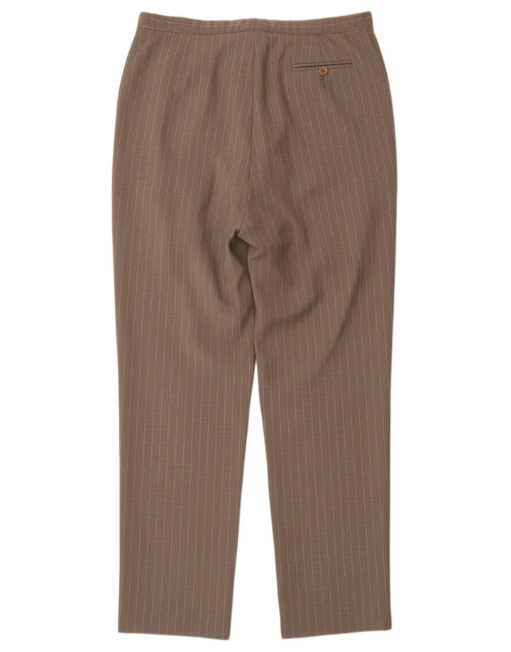 LAURA ASHLEY Pantaloni de costum pentru femei cu talie înaltă UK 16 Large W32 L31 Gri