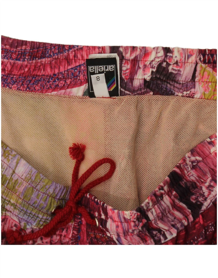Pantaloni scurti sport pentru femei Ariella UK 8, bumbac patchwork multicolor mic